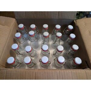 Flip Top Bottles 4 Oz, Set Of 20 With Silicone Funnel, Gift Tags And Gift...
